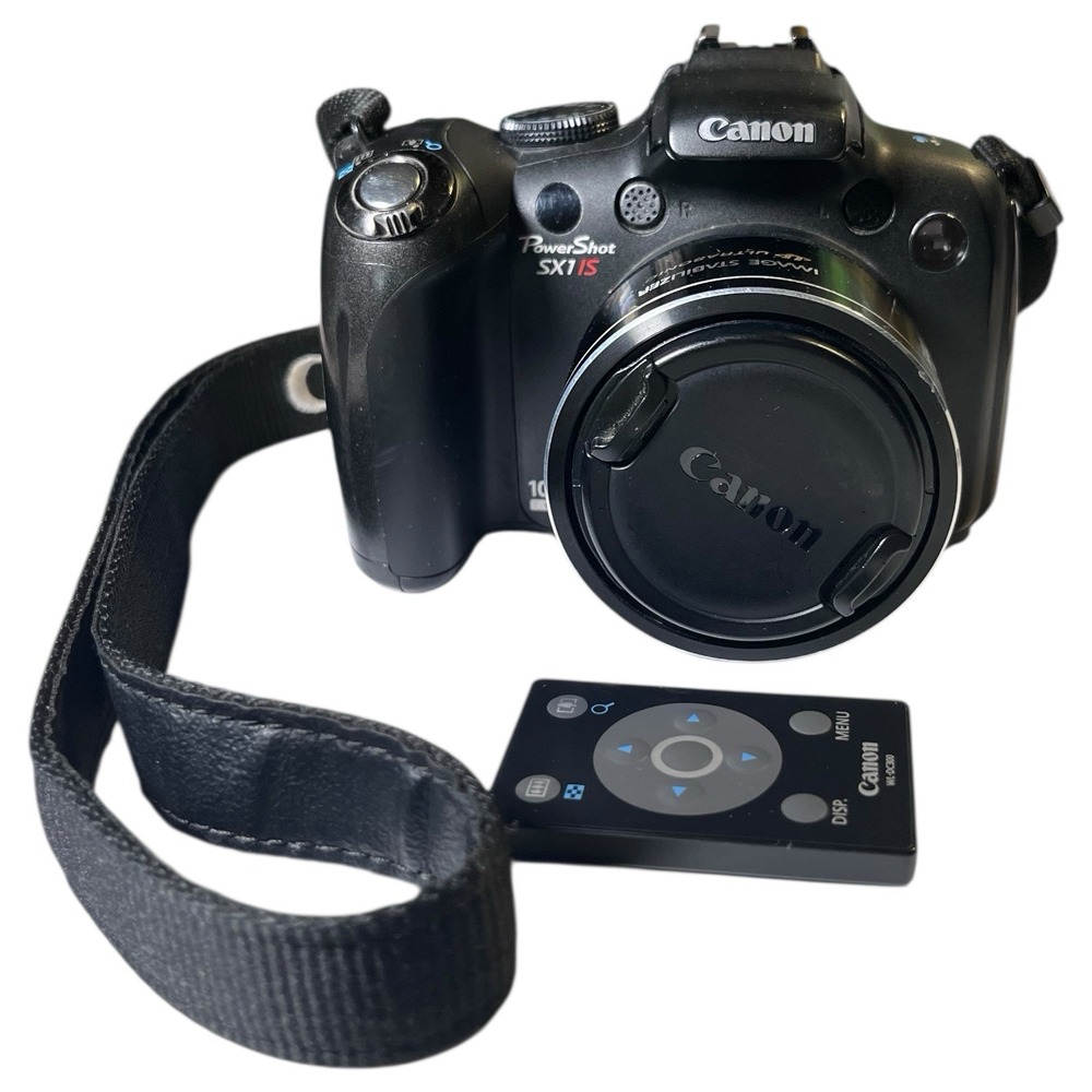 Canon PowerShot SX1 IS 10.0MP Digital Camera 20x Zoom Black PC1331 Japan Remote